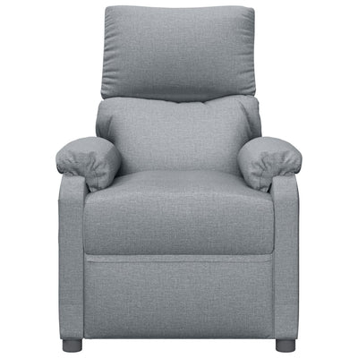 Stand up Massage Chair Light Grey Fabric