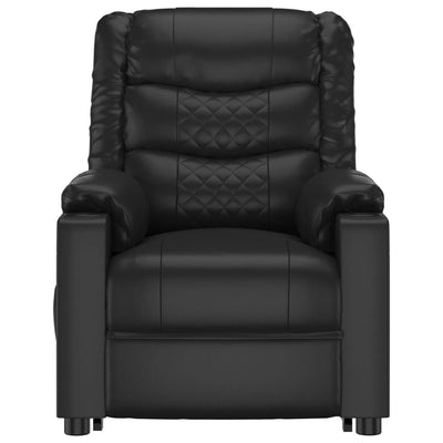 Stand up Massage Chair Black Faux Leather