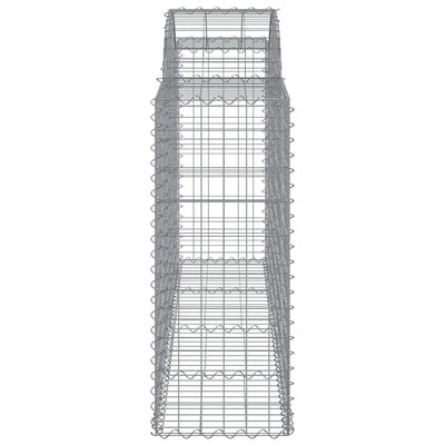 Arched Gabion Basket 200x50x100/120 cm Galvanised Iron