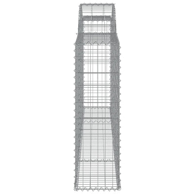 Arched Gabion Basket 300x30x100/120 cm Galvanised Iron