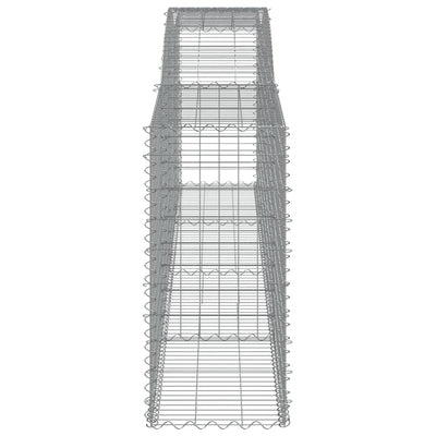 Arched Gabion Basket 400x50x100/120 cm Galvanised Iron