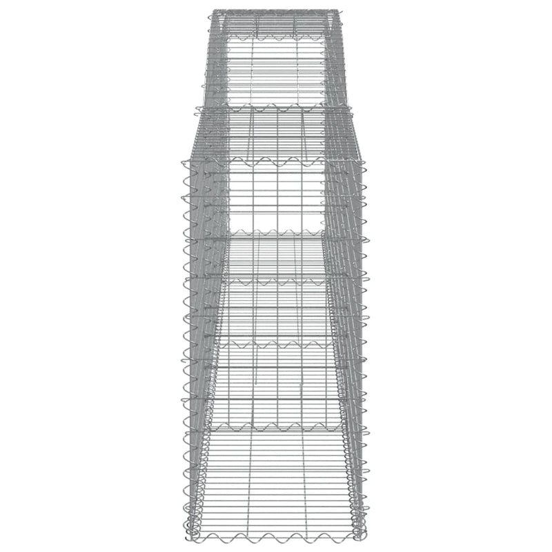 Arched Gabion Basket 400x50x100/120 cm Galvanised Iron