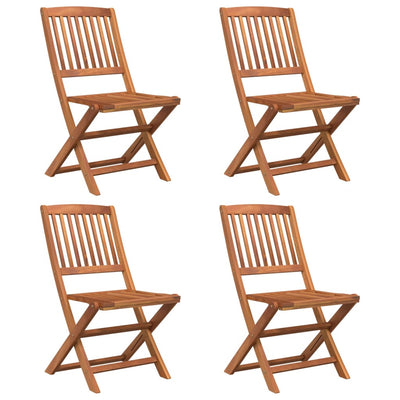 5 Piece Garden Dining Set Solid Wood Acacia