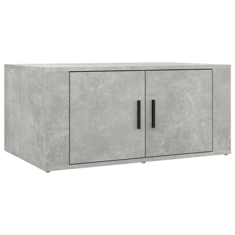 Coffee Table Concrete Grey 80x50x36 cm Engineered Wood