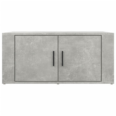 Coffee Table Concrete Grey 80x50x36 cm Engineered Wood