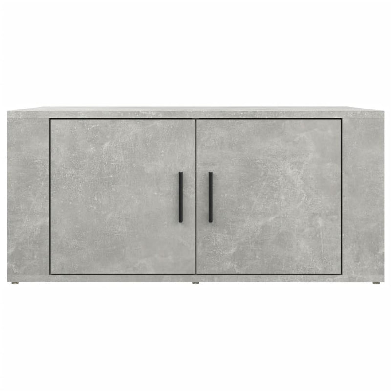 Coffee Table Concrete Grey 80x50x36 cm Engineered Wood