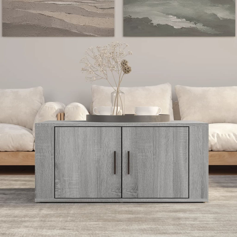 Coffee Table Grey Sonoma 80x50x36 cm Engineered Wood