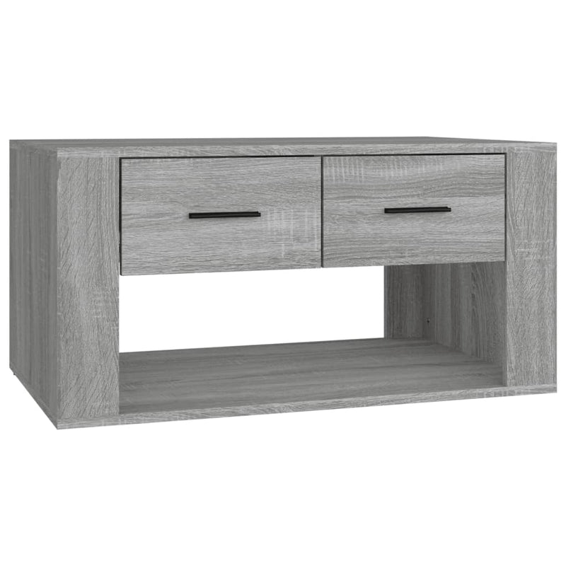 Coffee Table Grey Sonoma 80x50x40 cm Engineered Wood