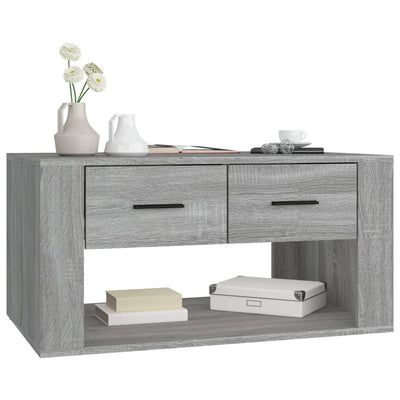 Coffee Table Grey Sonoma 80x50x40 cm Engineered Wood