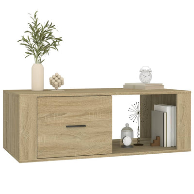 Coffee Table Sonoma Oak 100x50.5x35 cm Engineered Wood