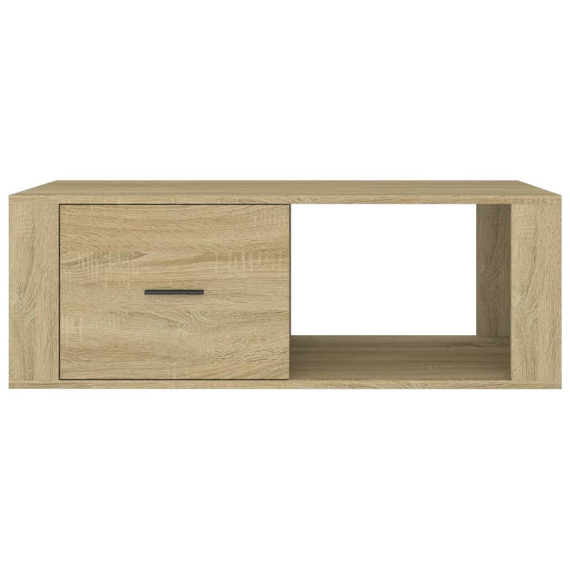 Coffee Table Sonoma Oak 100x50.5x35 cm Engineered Wood