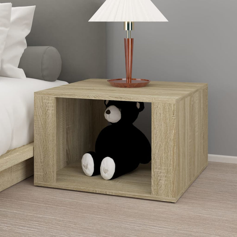 Bedside Table Sonoma Oak 57x55x36 cm Engineered Wood