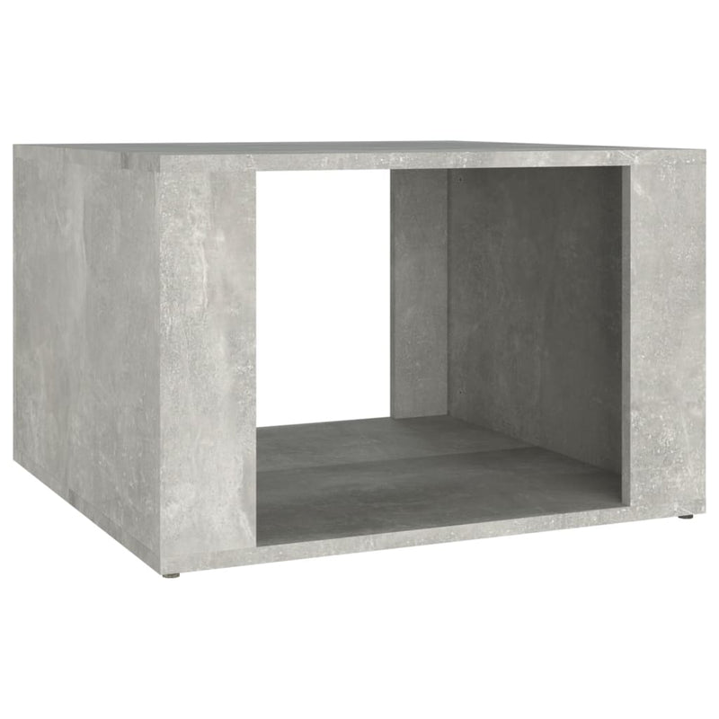 Bedside Table Concrete Grey 57x55x36 cm Engineered Wood