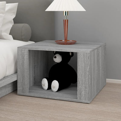 Bedside Table Grey Sonoma 57x55x36 cm Engineered Wood