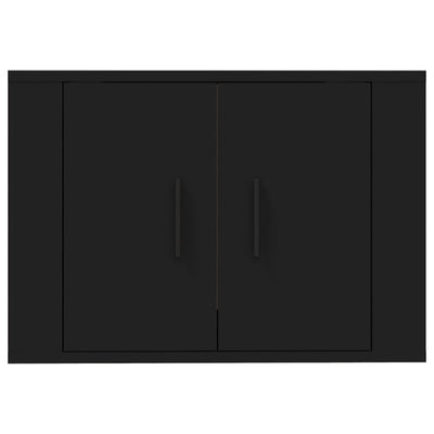 Wall Mounted TV Cabinet Black 57x34.5x40 cm