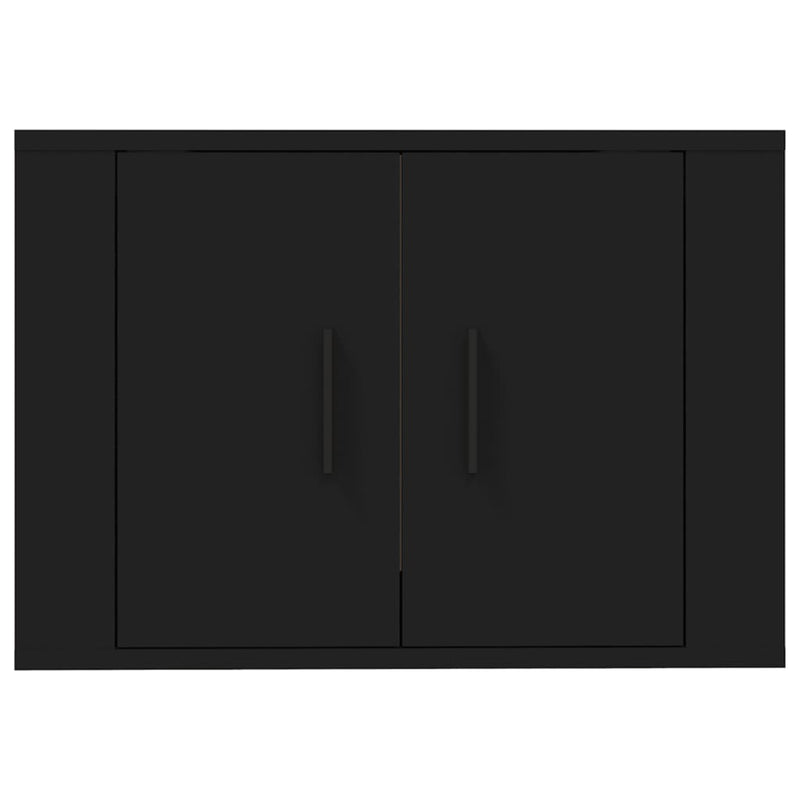 Wall Mounted TV Cabinet Black 57x34.5x40 cm