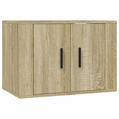 Wall Mounted TV Cabinet Sonoma Oak 57x34.5x40 cm