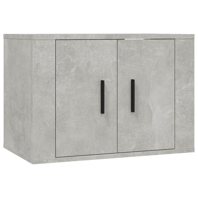 Wall Mounted TV Cabinet Concrete Grey 57x34.5x40 cm