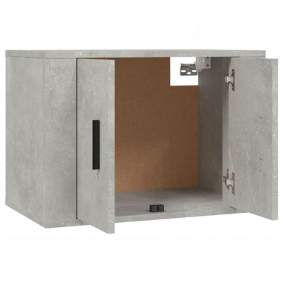 Wall Mounted TV Cabinet Concrete Grey 57x34.5x40 cm