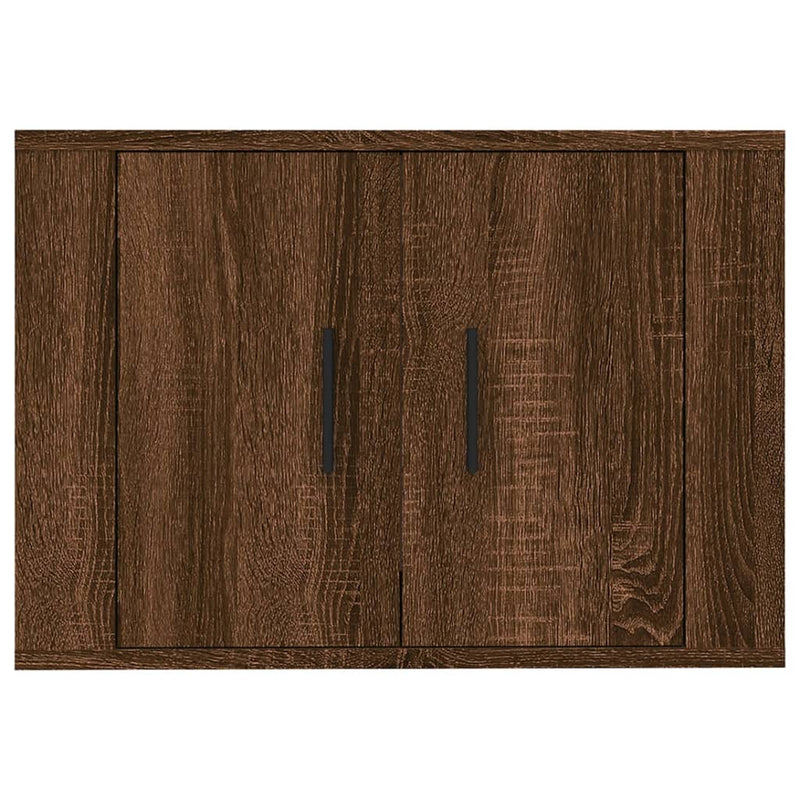 Wall Mounted TV Cabinet Brown Oak 57x34.5x40 cm