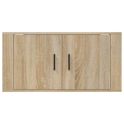 Wall Mounted TV Cabinet Sonoma Oak 80x34.5x40 cm