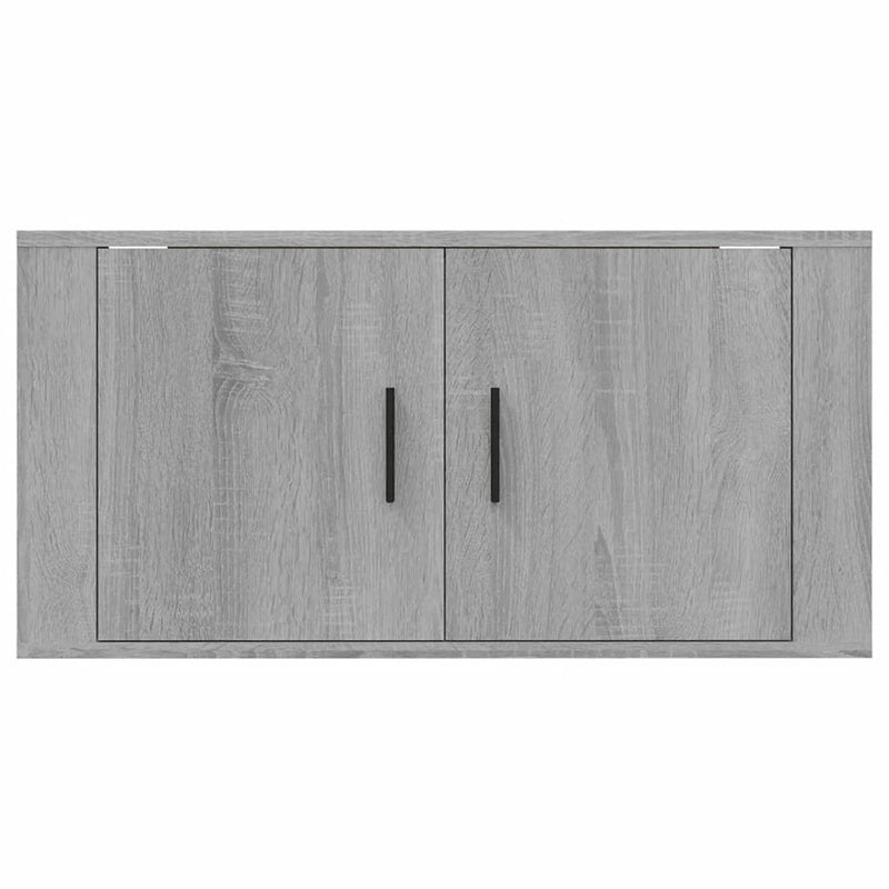 Wall Mounted TV Cabinet Grey Sonoma 80x34.5x40 cm