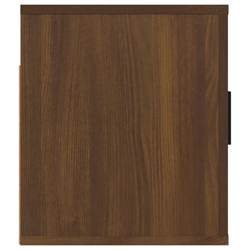 Wall Mounted TV Cabinet Brown Oak 80x34.5x40 cm