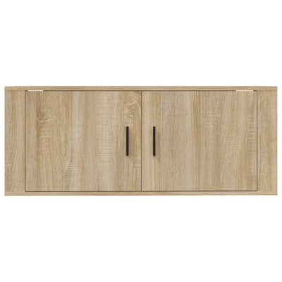 Wall Mounted TV Cabinet Sonoma Oak 100x34.5x40 cm