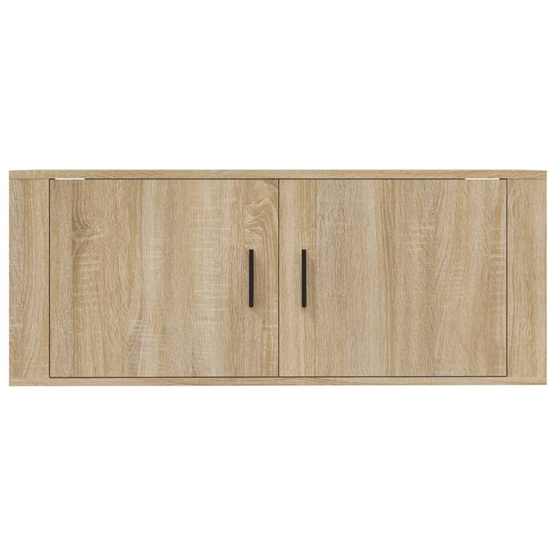 Wall Mounted TV Cabinet Sonoma Oak 100x34.5x40 cm