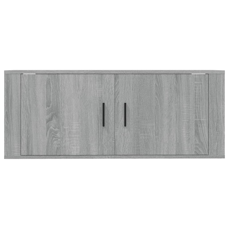 Wall Mounted TV Cabinet Grey Sonoma 100x34.5x40 cm