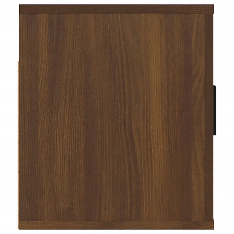 Wall Mounted TV Cabinet Brown Oak 100x34.5x40 cm