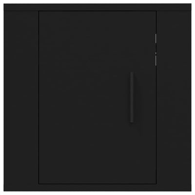 Wall Mounted TV Cabinet Black 40x34.5x40 cm