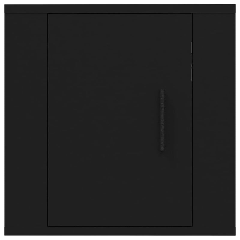 Wall Mounted TV Cabinet Black 40x34.5x40 cm