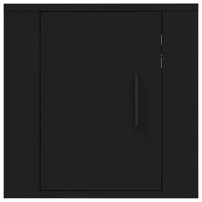 Wall Mounted TV Cabinets 2 pcs Black 40x34.5x40 cm