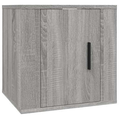 Wall Mounted TV Cabinet Grey Sonoma 40x34.5x40 cm