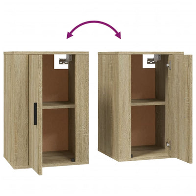 Wall Mounted TV Cabinets 2 pcs Sonoma Oak 40x34.5x60 cm