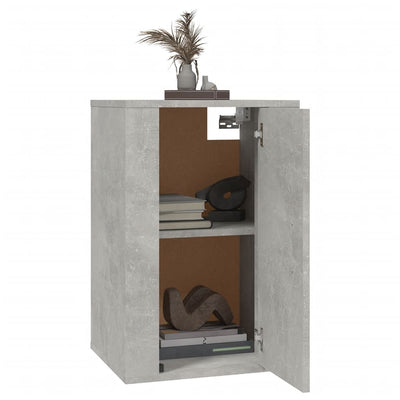 Wall Mounted TV Cabinets 2 pcs Concrete Grey 40x34.5x60 cm