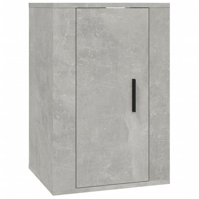 Wall Mounted TV Cabinets 2 pcs Concrete Grey 40x34.5x60 cm