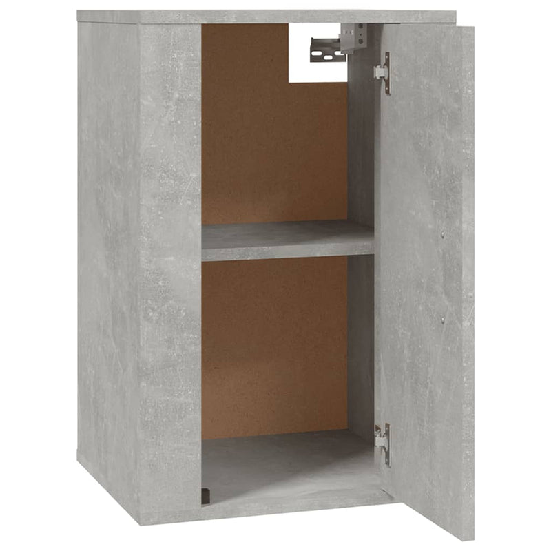 Wall Mounted TV Cabinets 2 pcs Concrete Grey 40x34.5x60 cm