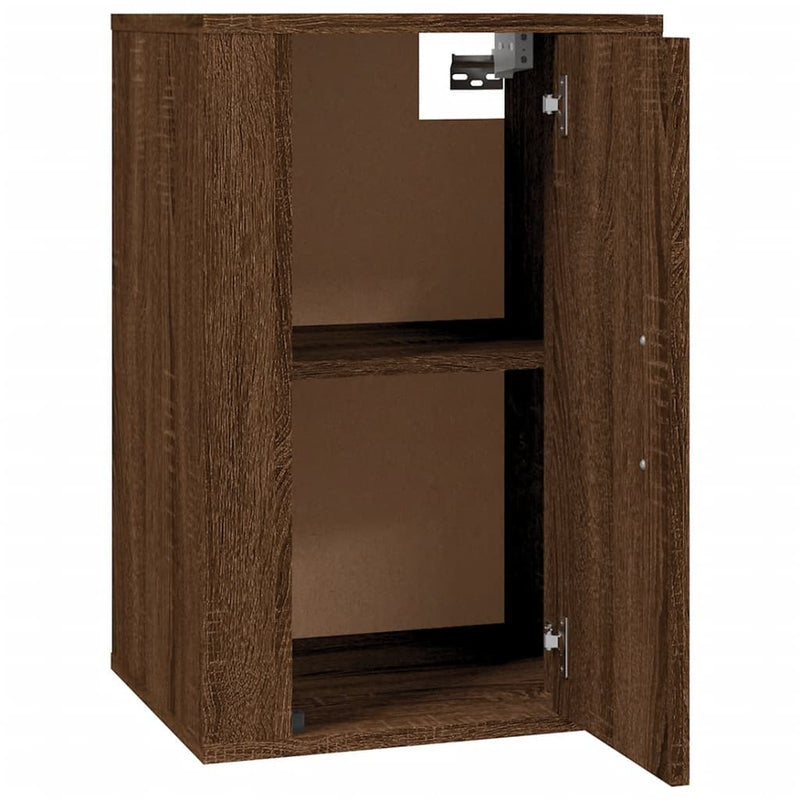 Wall Mounted TV Cabinets 2 pcs Brown Oak 40x34.5x60 cm