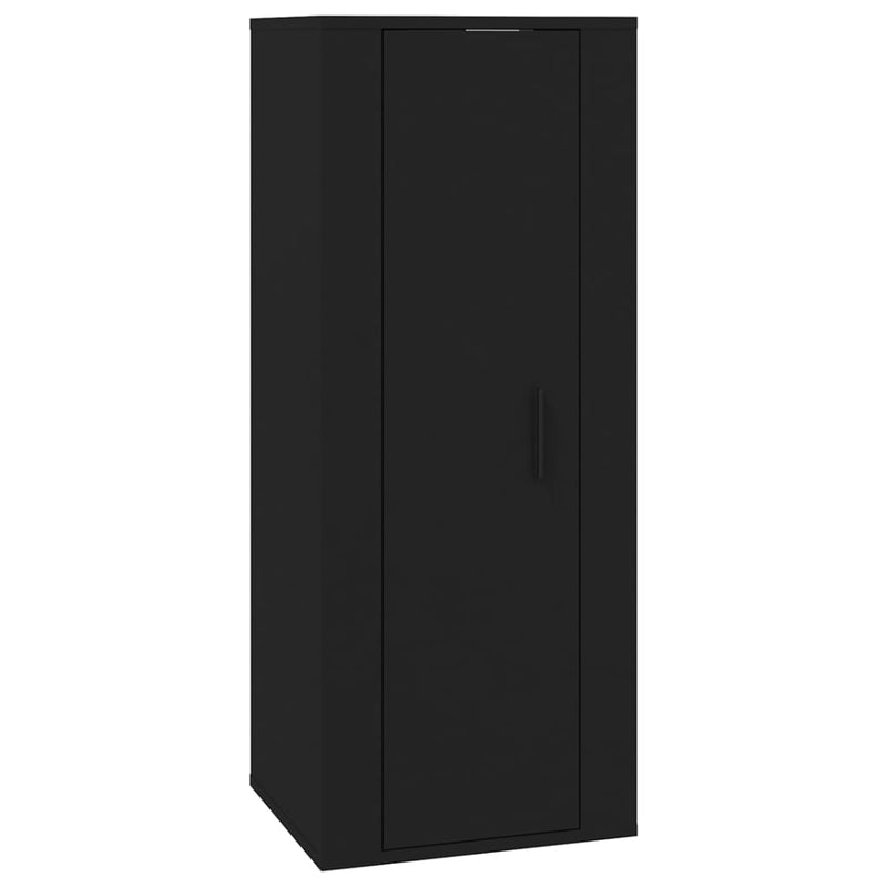 Wall Mounted TV Cabinet Black 40x34.5x100 cm