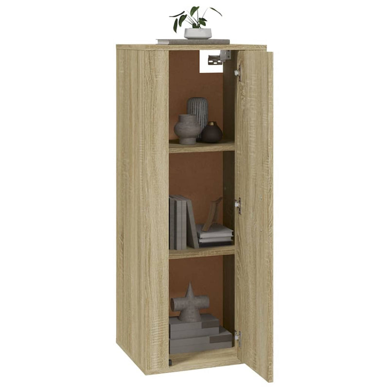 Wall Mounted TV Cabinet Sonoma Oak 40x34.5x100 cm