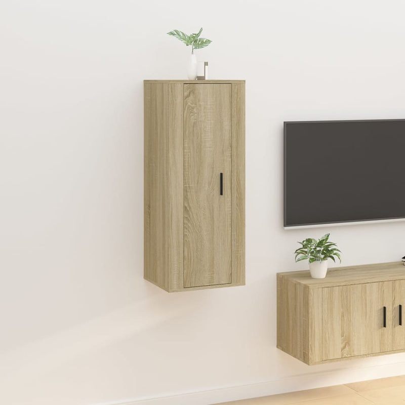 Wall Mounted TV Cabinet Sonoma Oak 40x34.5x100 cm