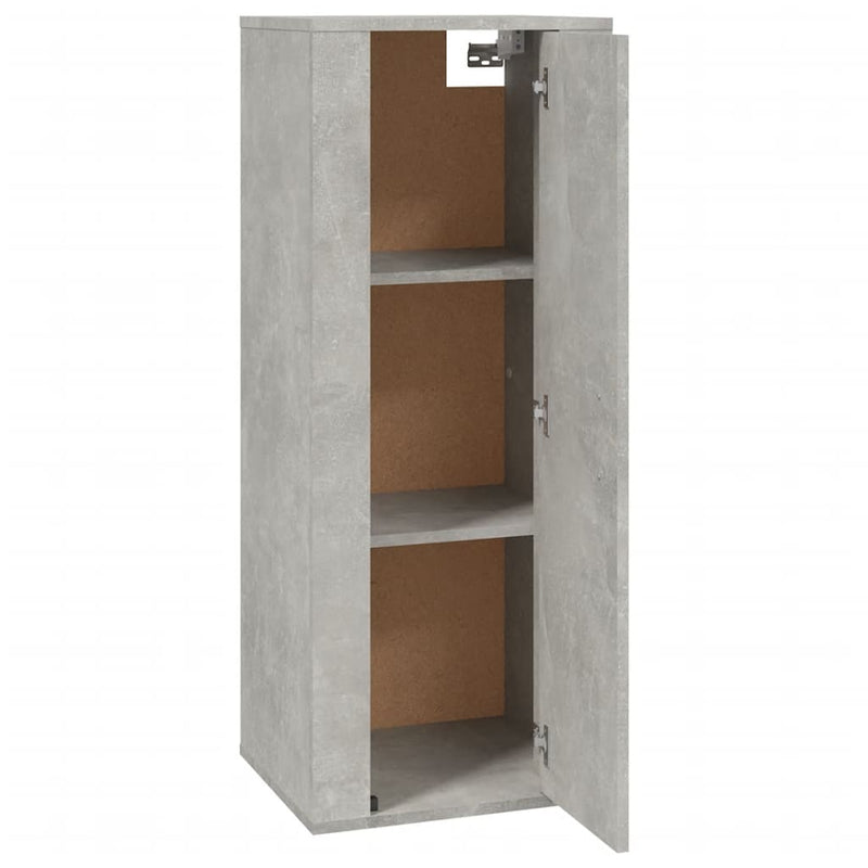 Wall Mounted TV Cabinet Concrete Grey 40x34.5x100 cm