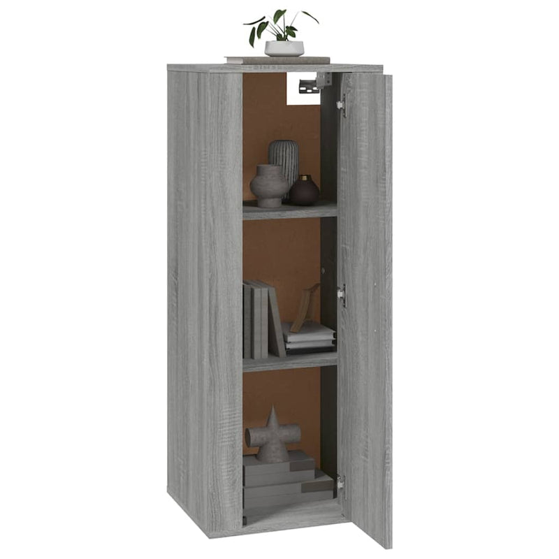 Wall Mounted TV Cabinet Grey Sonoma 40x34.5x100 cm