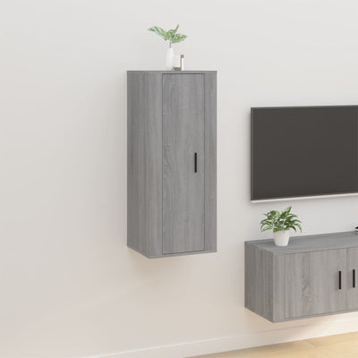 Wall Mounted TV Cabinet Grey Sonoma 40x34.5x100 cm