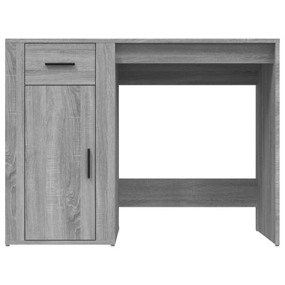 Desk Grey Sonoma 100x49x75 cm Engineered Wood