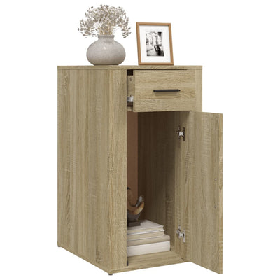 Desk Cabinet Sonoma Oak 40x49x75 cm Engineered Wood