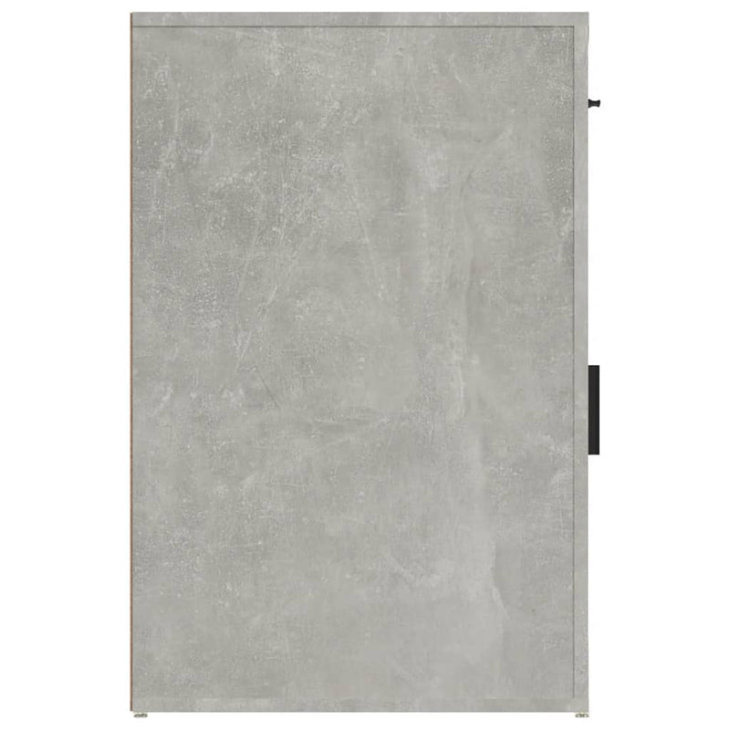 Desk Cabinet Concrete Grey 40x49x75 cm Engineered Wood