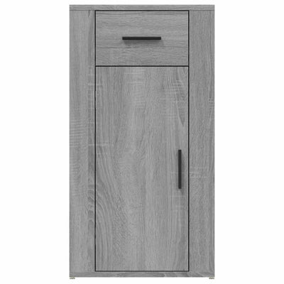 Desk Cabinet Grey Sonoma 40x49x75 cm Engineered Wood